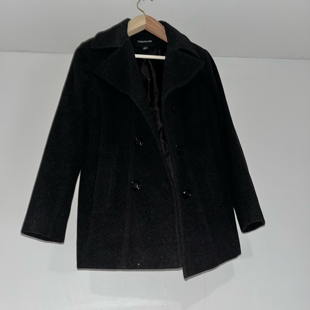 Black pea coat